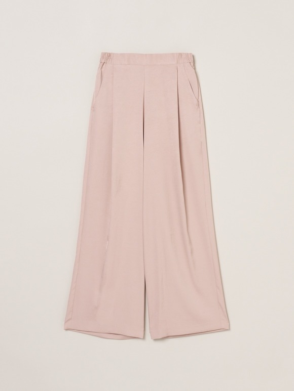 Silky twill pants