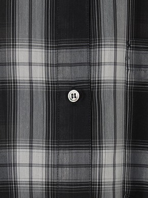 Sheer cotton band collar shirt 詳細画像