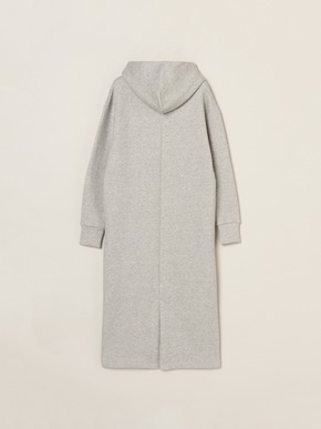 Silky terry hooded dress 詳細画像