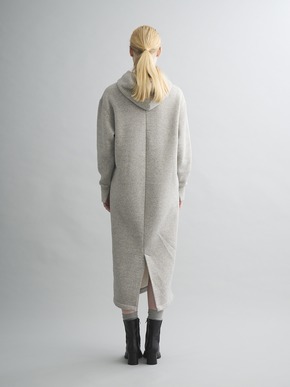 Silky terry hooded dress 詳細画像