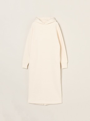 Silky terry hooded dress 詳細画像