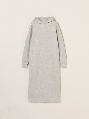 Silky terry hooded dress 詳細画像