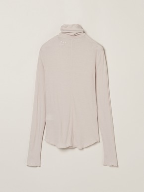 Soft see through turtle neck tee 詳細画像