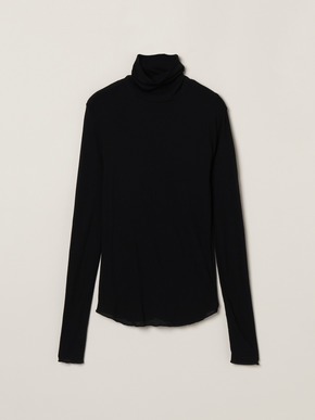Soft see through turtle neck tee 詳細画像