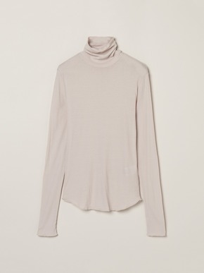 Soft see through turtle neck tee 詳細画像