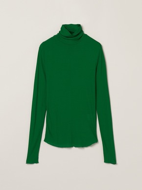 Soft see through turtle neck tee 詳細画像