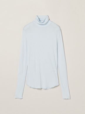Soft see through turtle neck tee 詳細画像