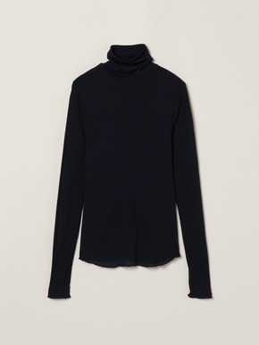 Soft see through turtle neck tee 詳細画像