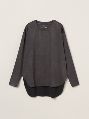 Suede jersey long tee 詳細画像