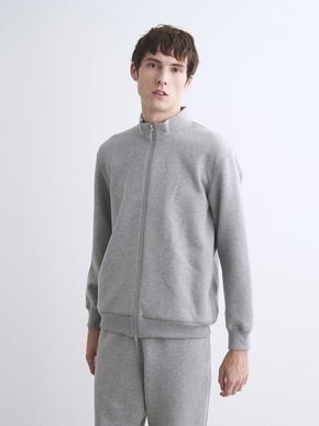 Men's cardboard sweat zip up brouson 詳細画像