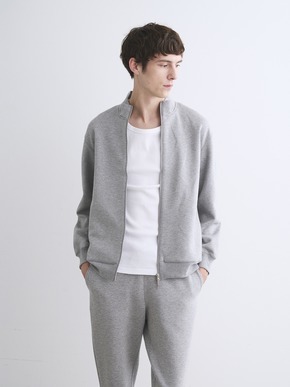 Men's cardboard sweat zip up brouson 詳細画像