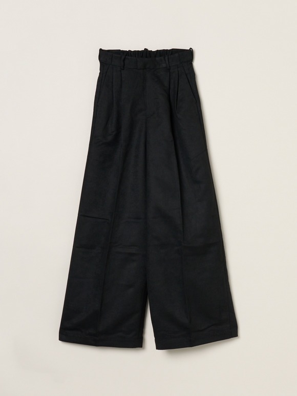 Faux suede pants
