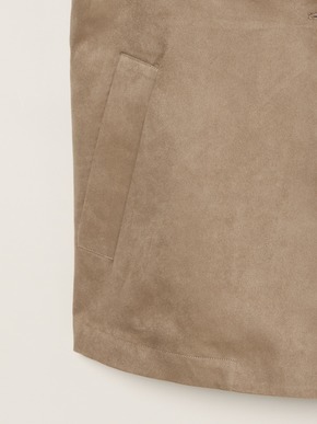 Faux suede jacket 詳細画像