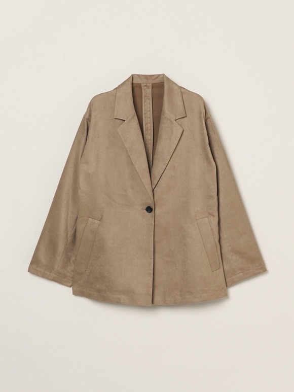 Faux suede jacket