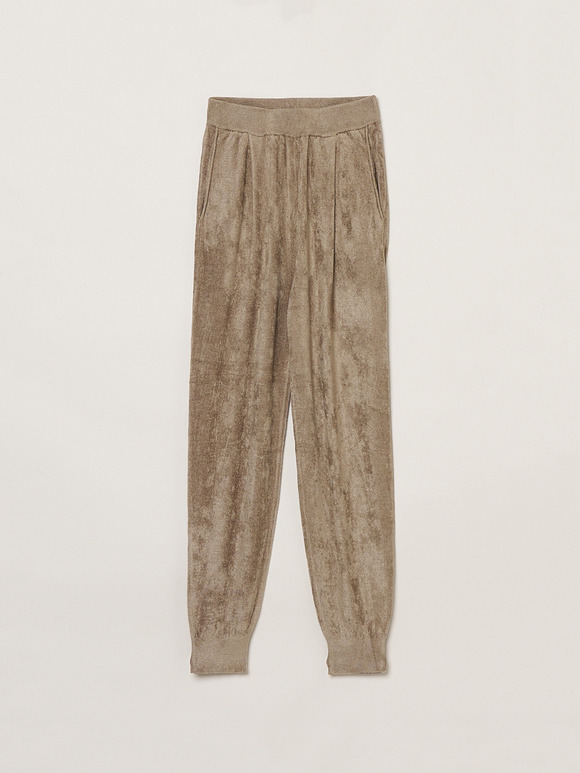 Velour sweater pants