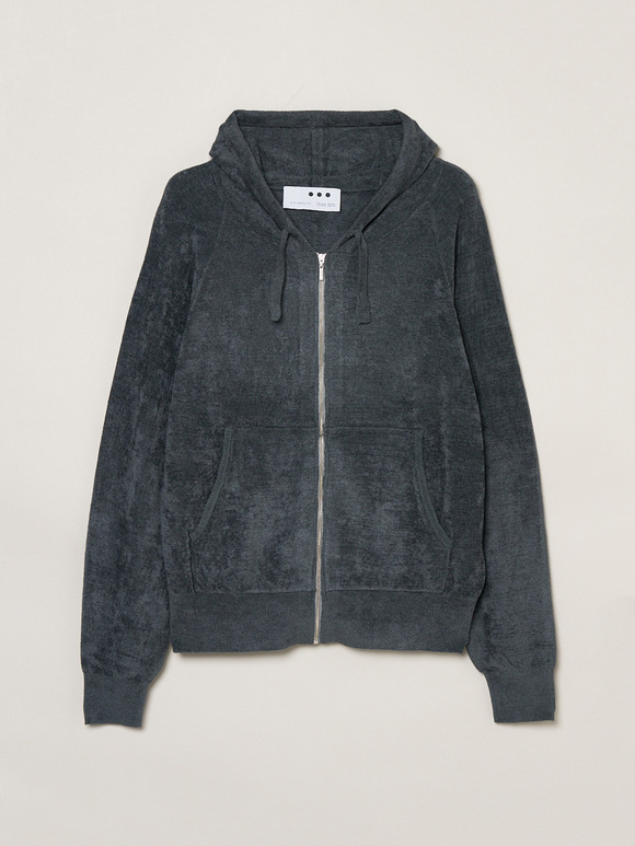 Velour sweater zip up hoody