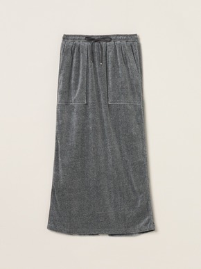 Cotton velour pencil skirt 詳細画像