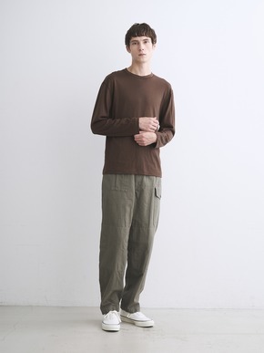 Men's cotton wool l/s t-shirt 詳細画像