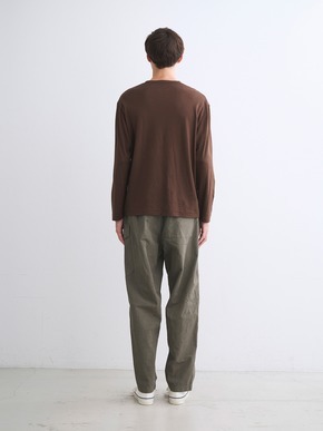 Men's cotton wool l/s t-shirt 詳細画像