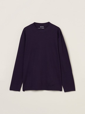 Men's cotton wool l/s t-shirt 詳細画像
