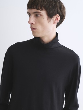 Men's cotton wool l/s turtleneck 詳細画像