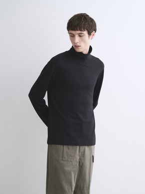 Men's cotton wool l/s turtleneck 詳細画像