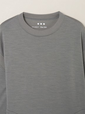 Men's wool fleece sweat shirt 詳細画像