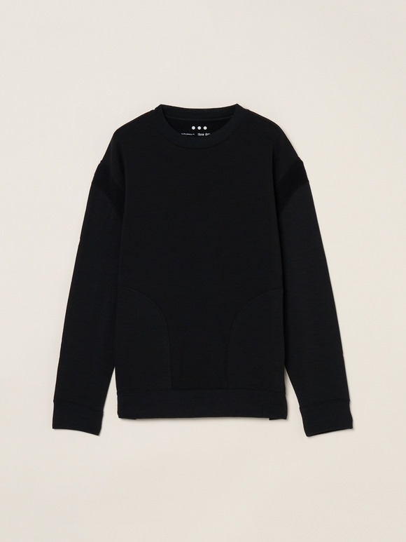 Men's wool fleece sweat shirt