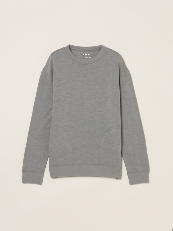 Men's wool fleece sweat shirt