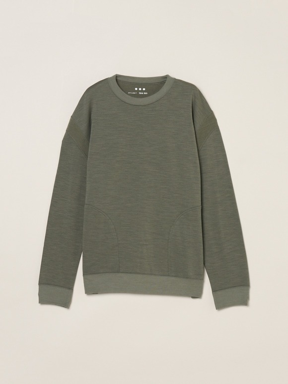 Men's wool fleece sweat shirt