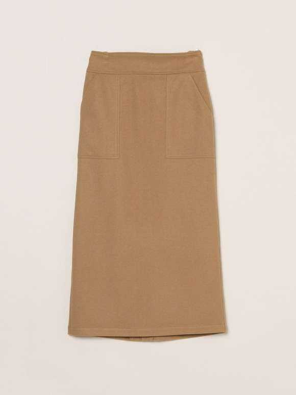 Wooly jersey skirt