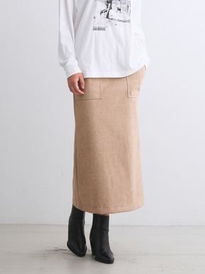 Wooly jersey skirt 詳細画像