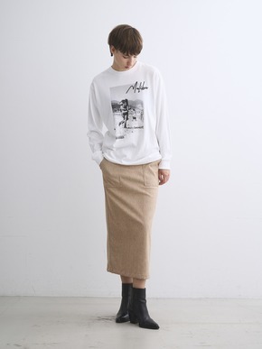 Wooly jersey skirt 詳細画像