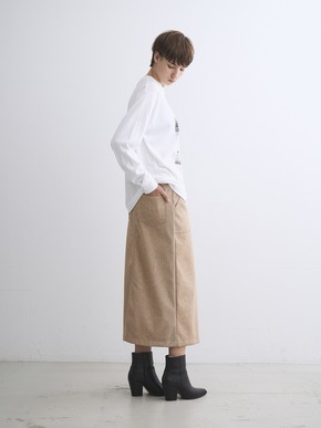 Wooly jersey skirt 詳細画像