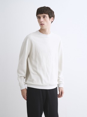 Men's woolmix pileface crewneck 詳細画像