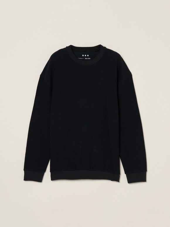 Men's woolmix pileface crewneck