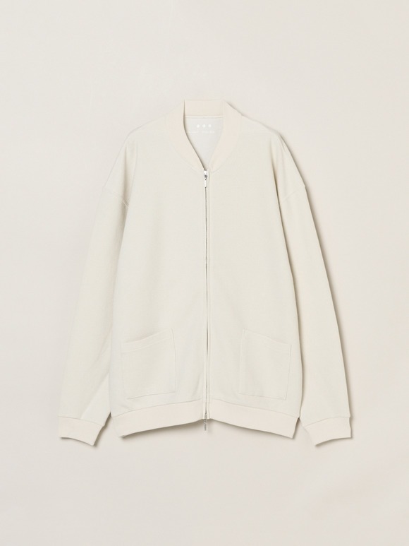 Men's woolmix pileface zip-shirt