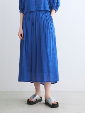 Cotton loan tuck skirt 詳細画像