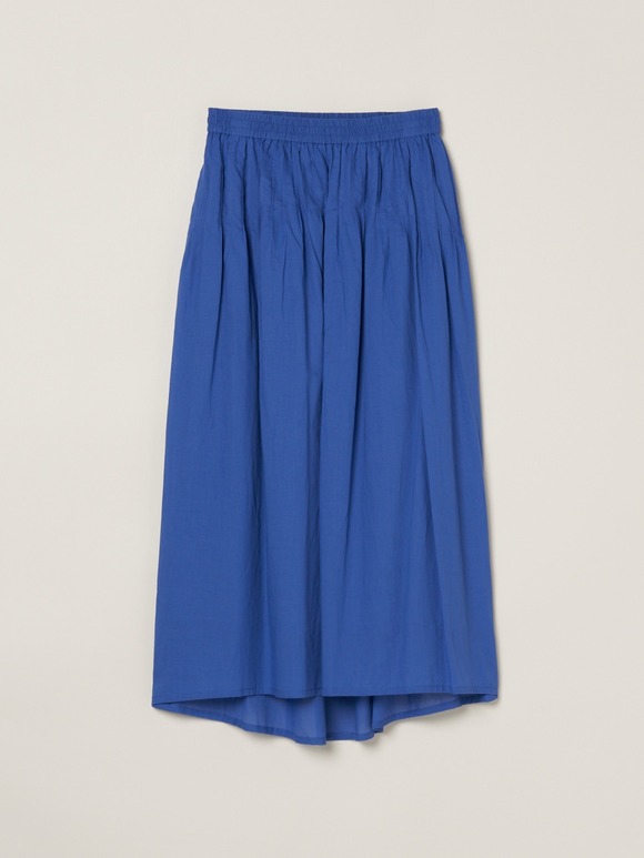 Cotton loan tuck skirt