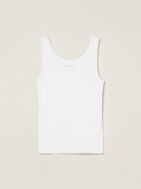 Cotton rib 2×1 tank 詳細画像
