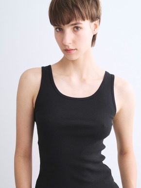 Cotton rib 2×1 tank 詳細画像