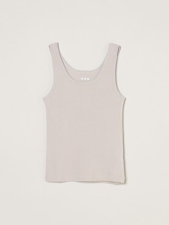 Cotton rib 2×1 tank