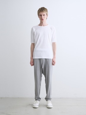Men's organic cotton knit slim 詳細画像