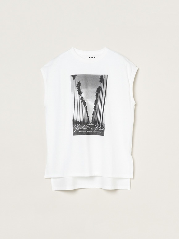 Graphic tee tanktop