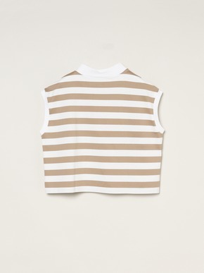 Big stripe french slv tee 詳細画像