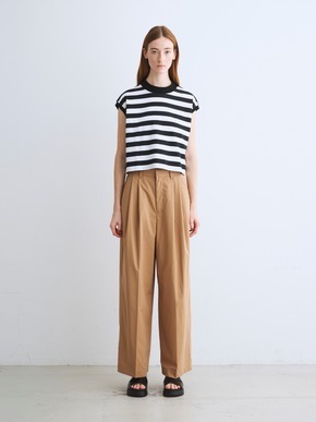 Big stripe french slv tee 詳細画像