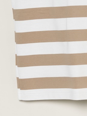 Big stripe french slv tee 詳細画像