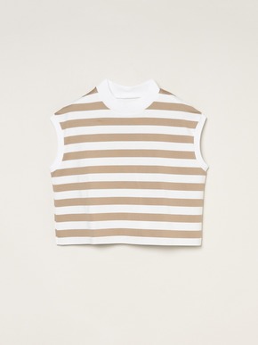 Big stripe french slv tee 詳細画像