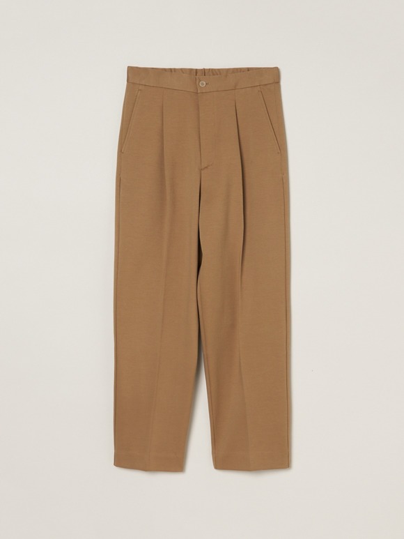 Men's creamy double knit trousers