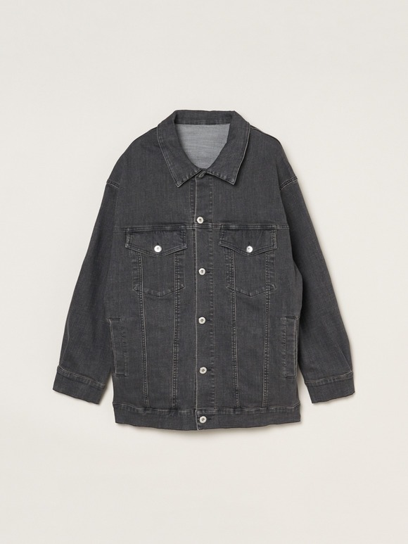 Loose denim jumper